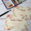 A rose style wedding invitation