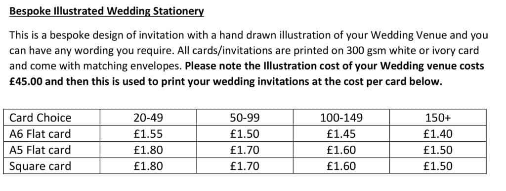 bespoke-illustrated-wedding-inviation-price-list