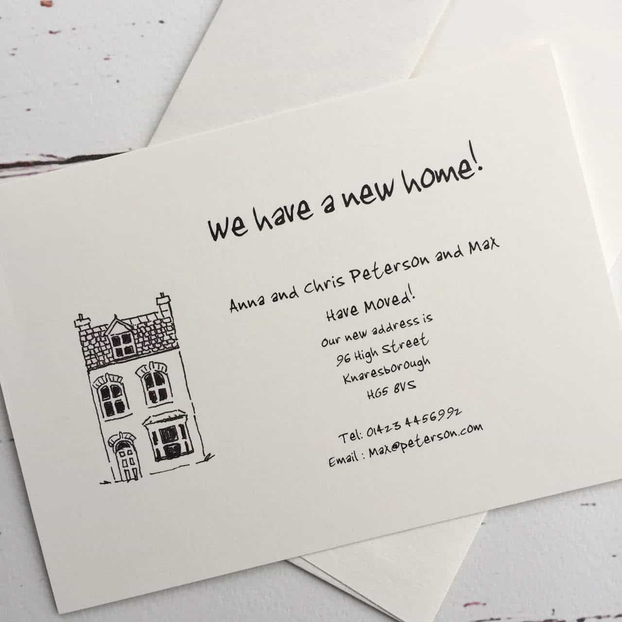Change of Address Cards Wagtail Designs