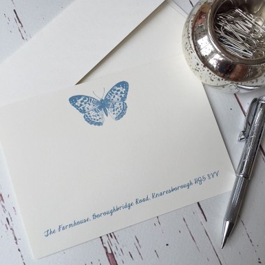 Correspondence Cards with a Butterfly design