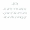 Personalised Note Cards with initials - (Font 4 MD)