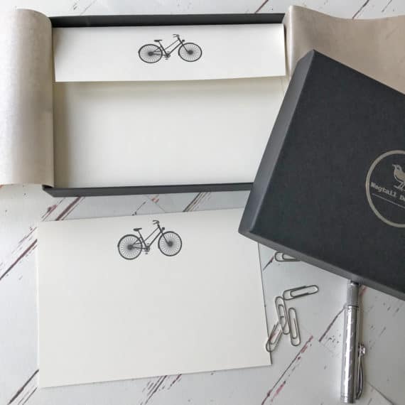 Bicycle notecard