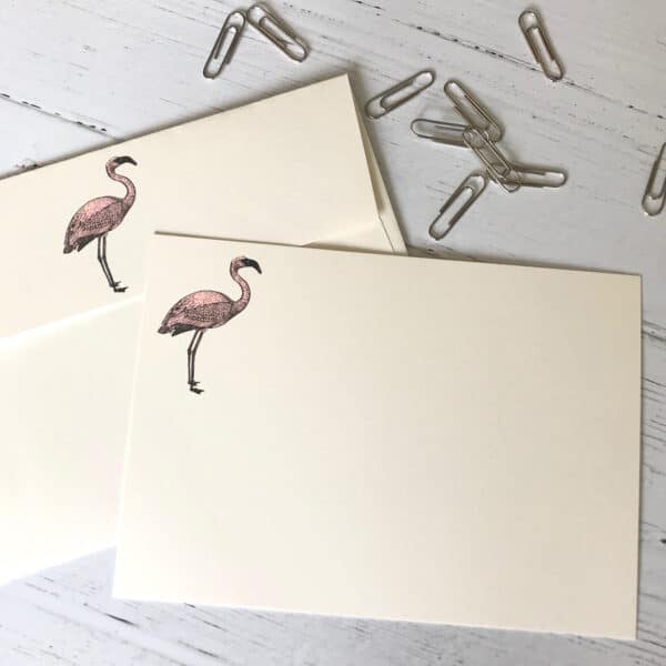 Flamingo notecards