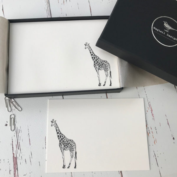 Giraffe notecards